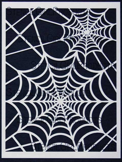 Spider Web Stencil