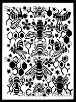 Beehive Stencil by Margaret Peot