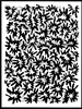 Woodcut Blossoms Background