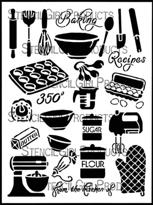 Baking Stencil | June Pfaff Daley | StencilGirl Products