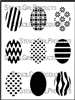 Ovals Mini Printmaking Stencil Set #1