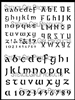 Celtic Alphabet Stencil