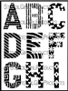 ATC Mixup Alphabet A through I - Barnes