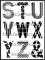 12am Font Upper Case Stencil Planner/Bullet Journal/Art Journal/Inking –  The Order of the Planner Stencils