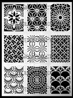 Geometric Patterns Stencils