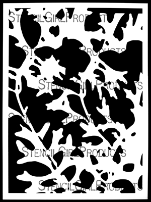 Rooted in Nature Dusty Miller Stencil | Dave Daniels | StencilGirlProducts
