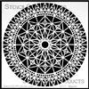 Rose Window Stencil