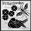 In the Garden Stencil