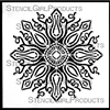 Decorative Medallion Stencil